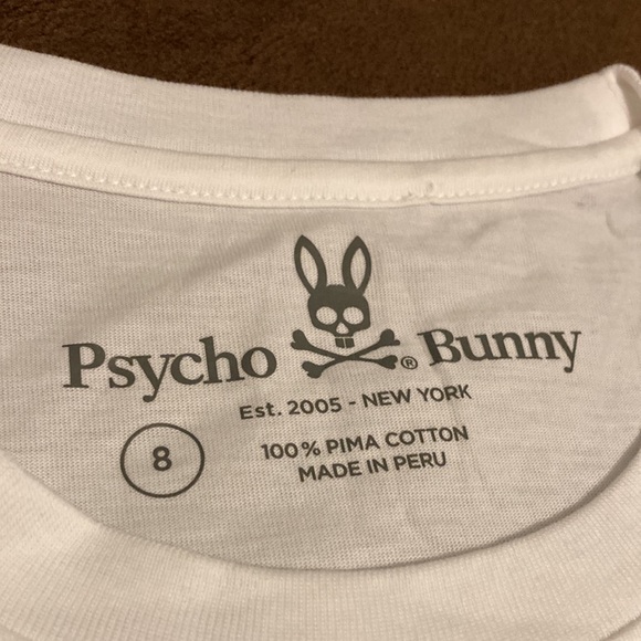 NWT Psycho Bunny Pima Logo Tee - Picture 4 of 9